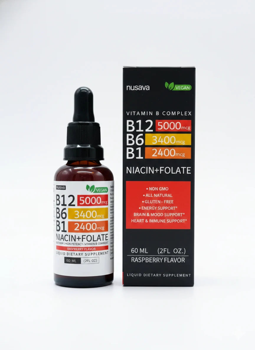 VITAMINA NUSAVA B12 - Enfoca tu mente y activa tu cuerpo