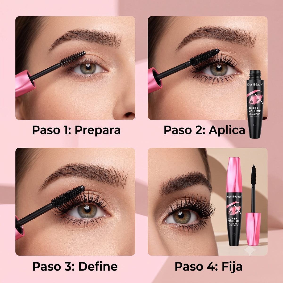 Mascara de pestaña super volumen - Pestañas con volumen extremo todo el día