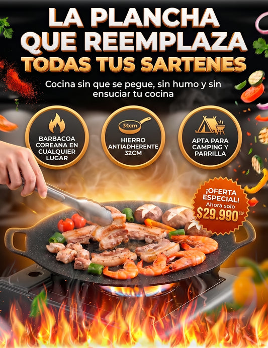Disco Coreano Antiadherente - Cocina más, ensucia menos