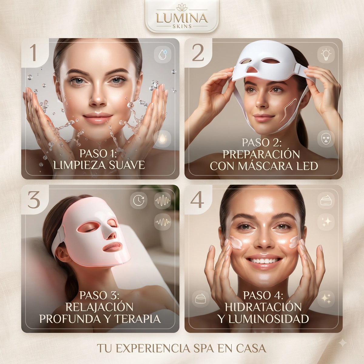 LuxSkin - Rejuvenece tu piel desde el hogar
