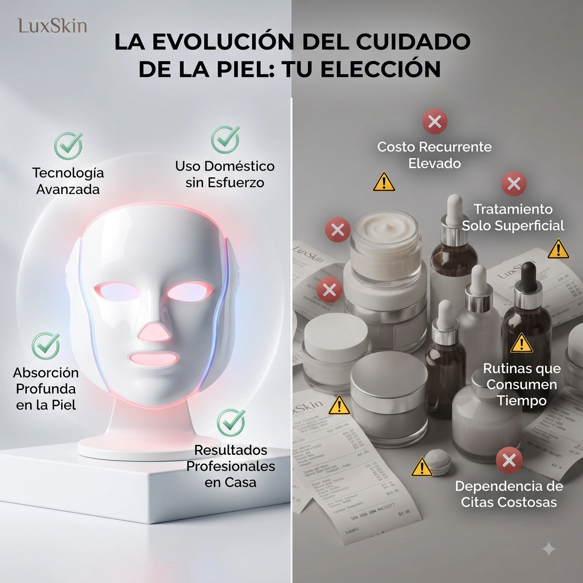 LuxSkin - Rejuvenece tu piel desde el hogar