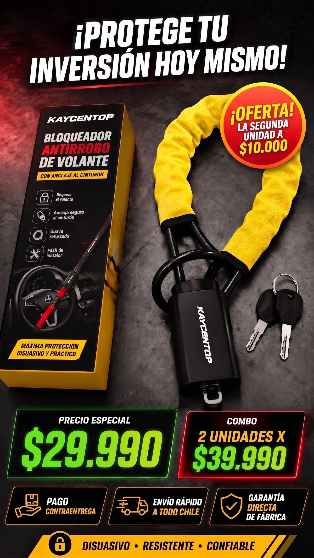 Inmovilizador Rápido de Vehículos