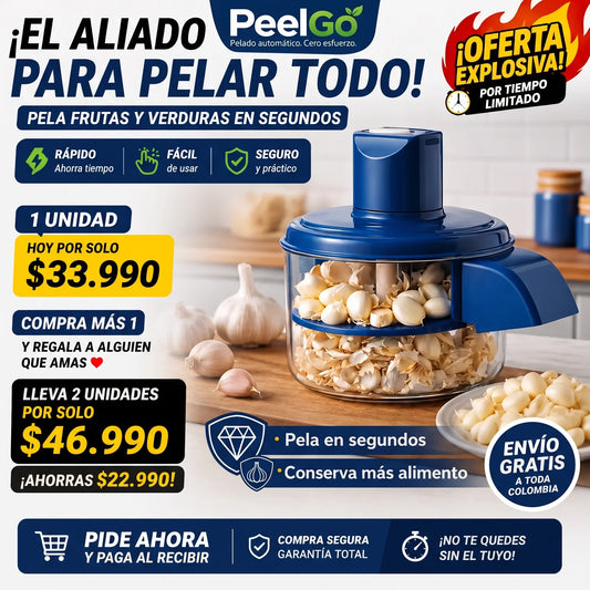 PeelGo Pro - Pela Ajo y Uvas con un Botón