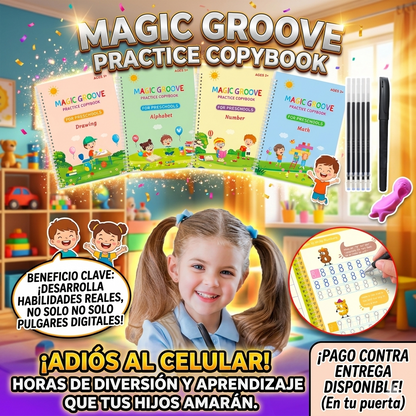 Set Cuaderno Magic Caligrafía