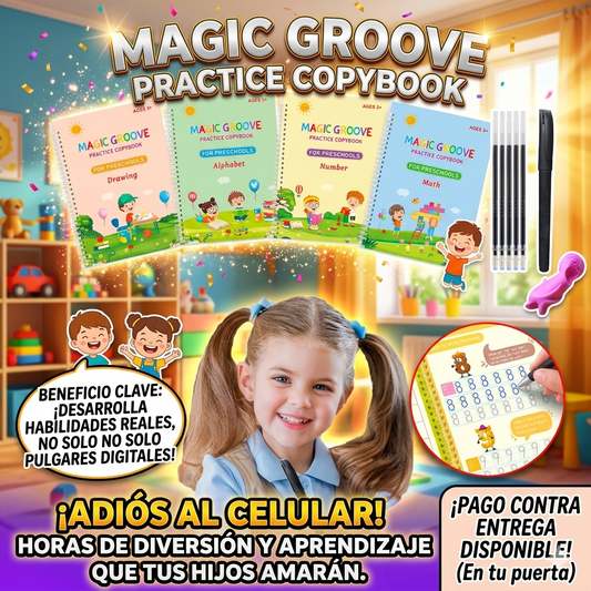 Set Cuaderno Magic Caligrafía