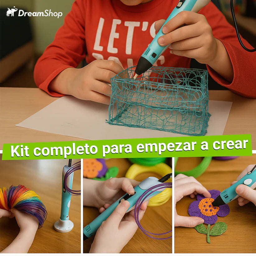 Arte Flow 3D + 100 Mts de Filamento de REGALO