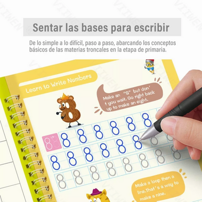 Set Cuaderno Magic Caligrafía