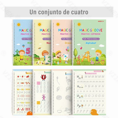 Set Cuaderno Magic Caligrafía