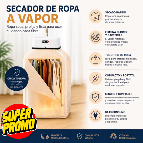 Secador Portatil AirDry Home
