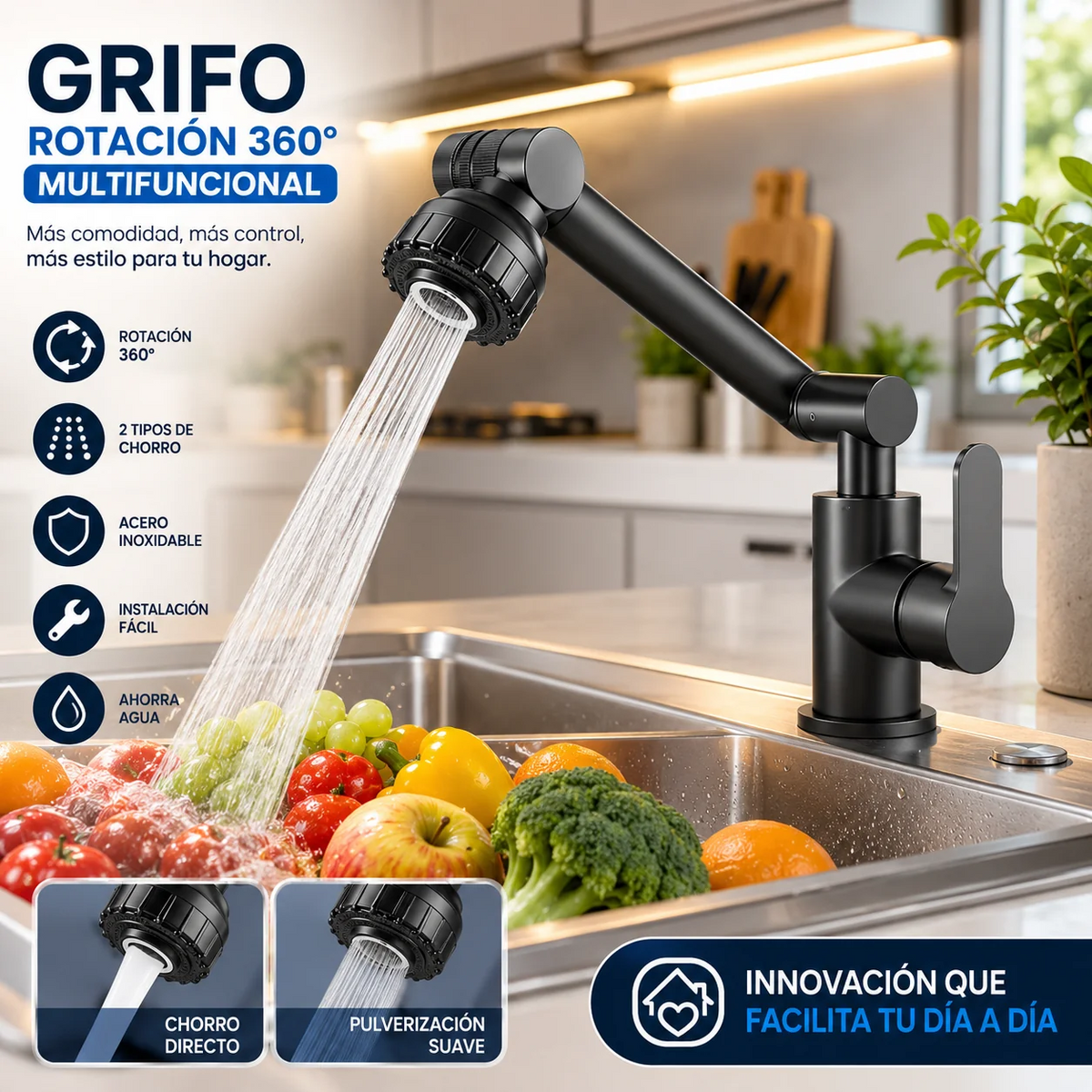 HydroFlex Max - Control absoluto del agua al lavar