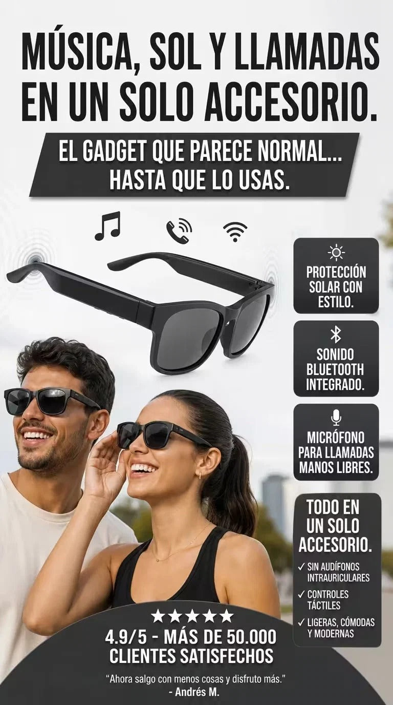 RaySound - Protege tu vista y escucha tu música con un toque