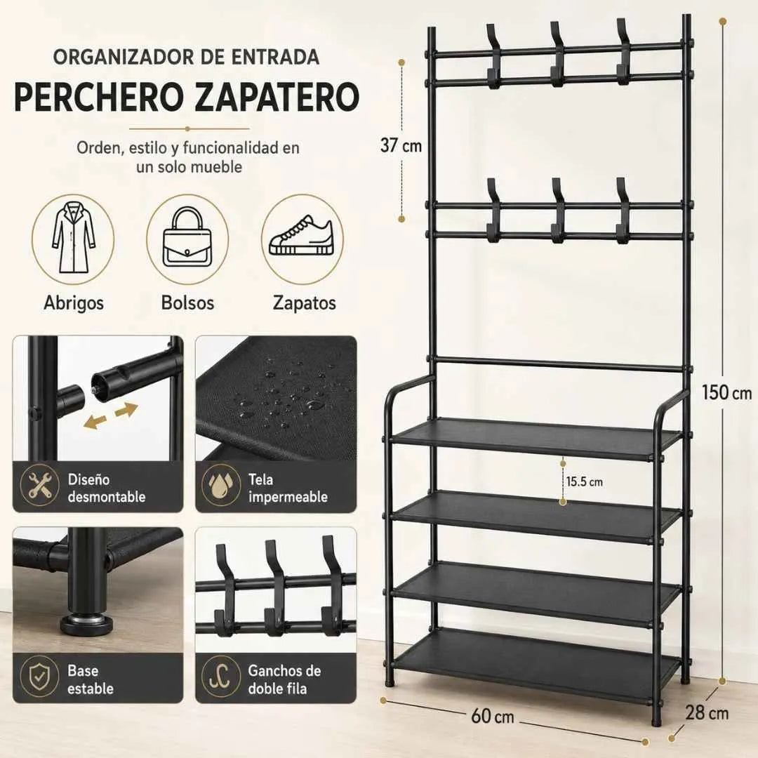 OrdenaMax - Organiza Zapatos y Ropa en un Solo Mueble