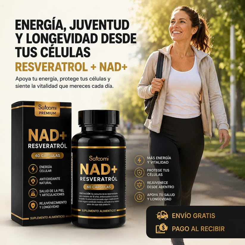 Nad +Resveratrol - Satoomi 60 Cap.