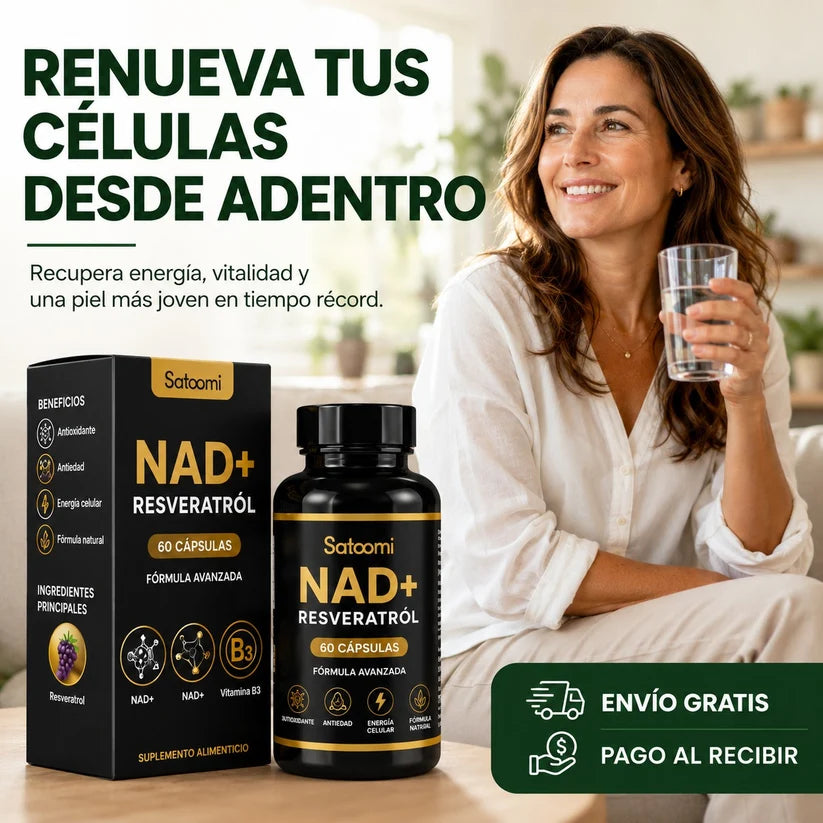 Nad +Resveratrol - Satoomi 60 Cap.